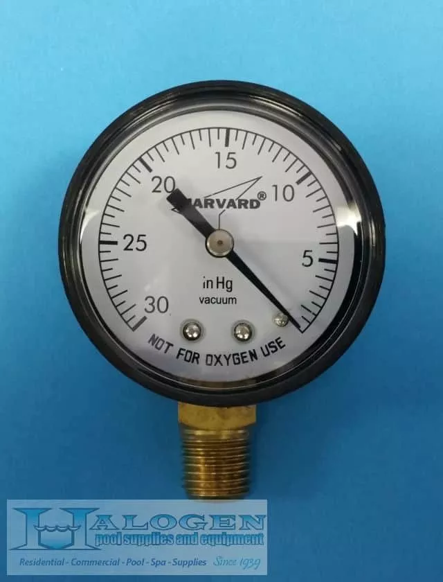 2 Inch (in) Diameter, Polypropylene Case – 0-30 Hg Vacuum Gauge