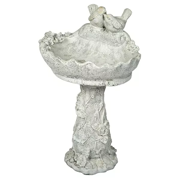 Birdbath with Two Birds