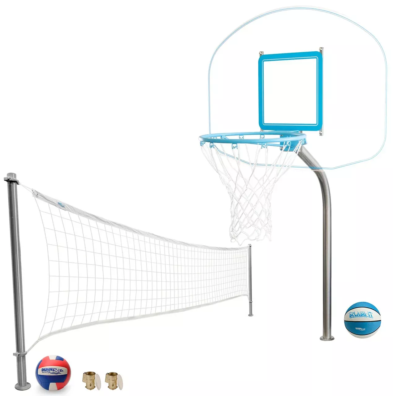 Dunn-Rite Products DMC450 Regulation ClearHoop and Stainless DeckVolly Set