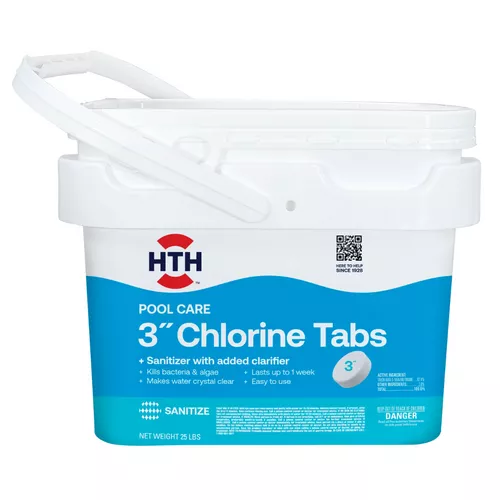 HTH™ Pool Care 3" Chlorine Tabs (Wrapped Tablets)