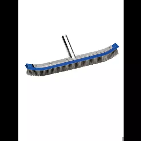 Ocean Blue 18" Curved Algae Brush w/ Aluminum Back