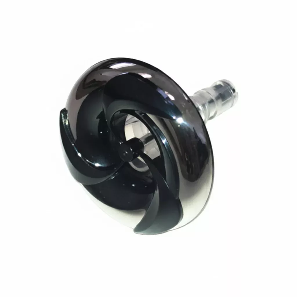 Pepperleaf Jet 3" Black/Steel Threaded