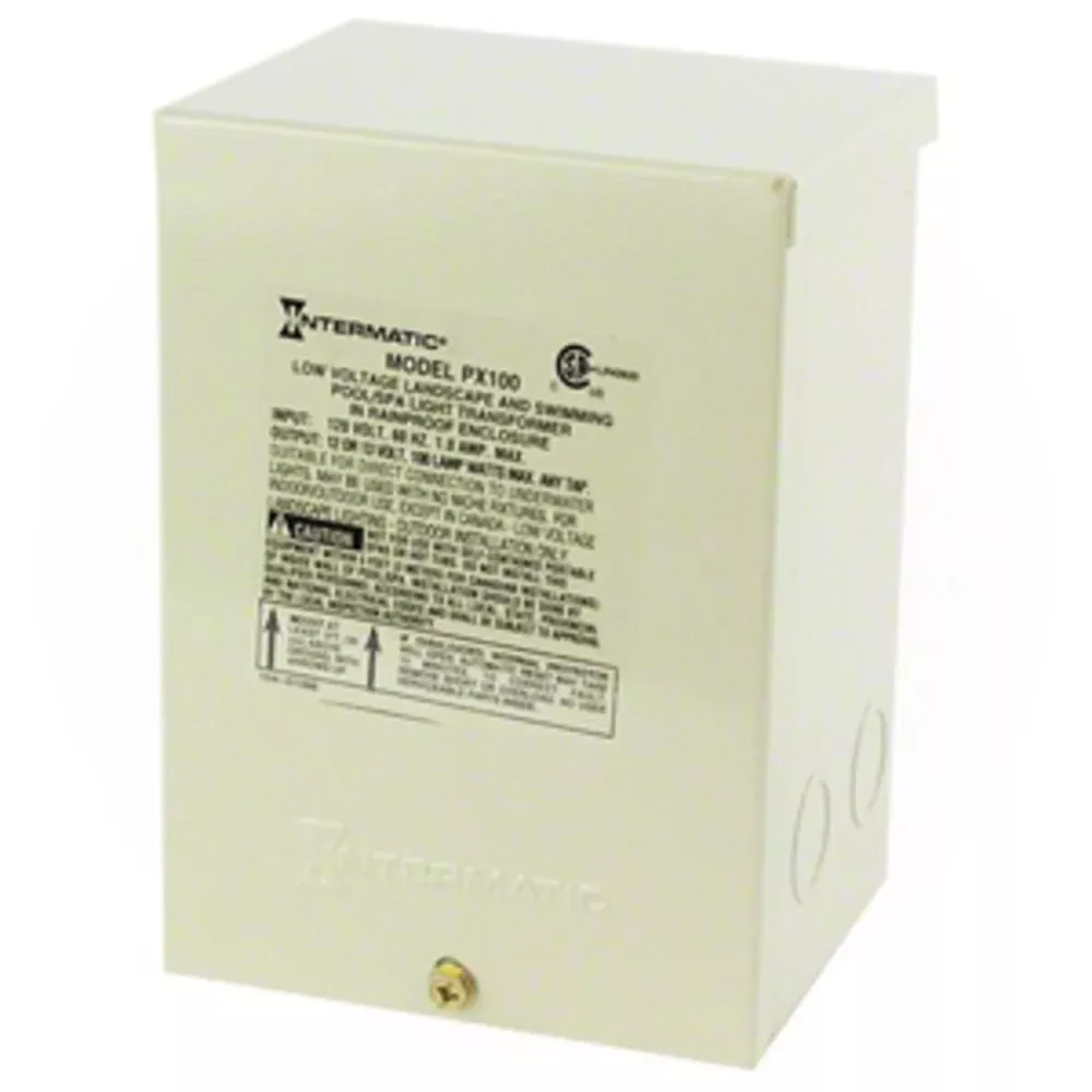 Pool Light Transformer | Intermatic | PX100 | 100W 12V | Beige