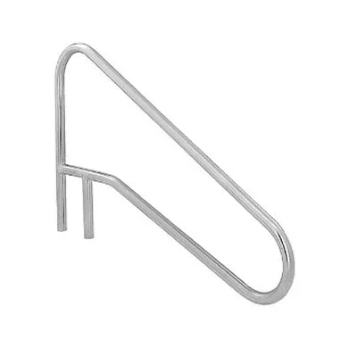 S.R. Smith 54" Drooped Stainless Steel Deck Mount Rail, .049" Marine Grade, DMS-102A-MG