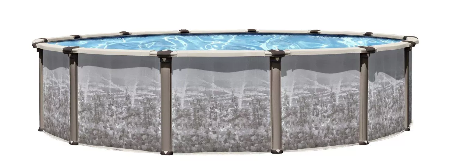 Trendium Regency LX 18' Round, 54" Deep Above Ground Pool, PREGLX-1852RSRRRRF41