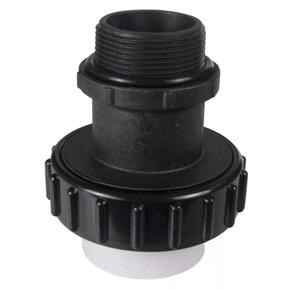 Union Connector | Hayward | 21063-204-000 | 2 MIP x 2 Inch Slip Long | Heavy-Duty Stainless Steel