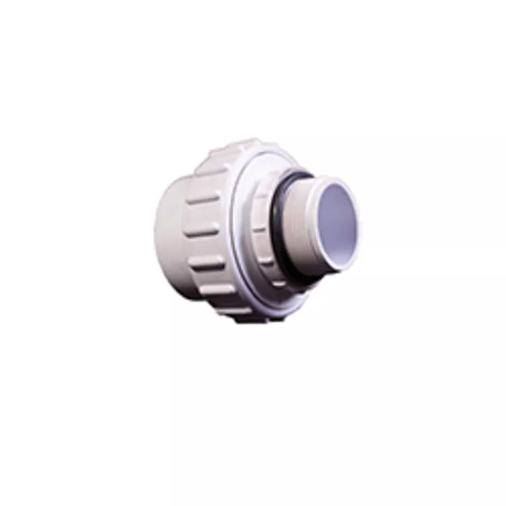 Union PVC Fitting | Generic | 1/2 Inch MIP to 2 Inch Socket | Heavy Duty Pool Connector